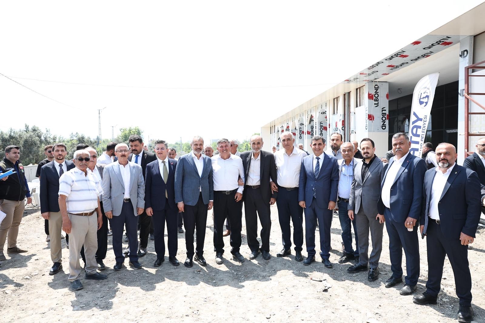 Öntürk çok amaçlı   salon inşaatında