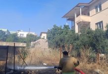 Kırıkhan’da Bahçe Yangını Çıktı