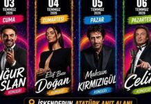Ünlü Sanatçılar İskenderun’a Geliyor