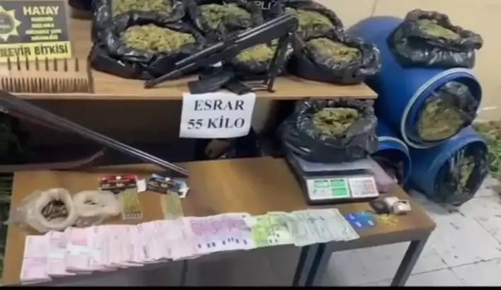 Samandağ’ında uyuşturucu operasyonu