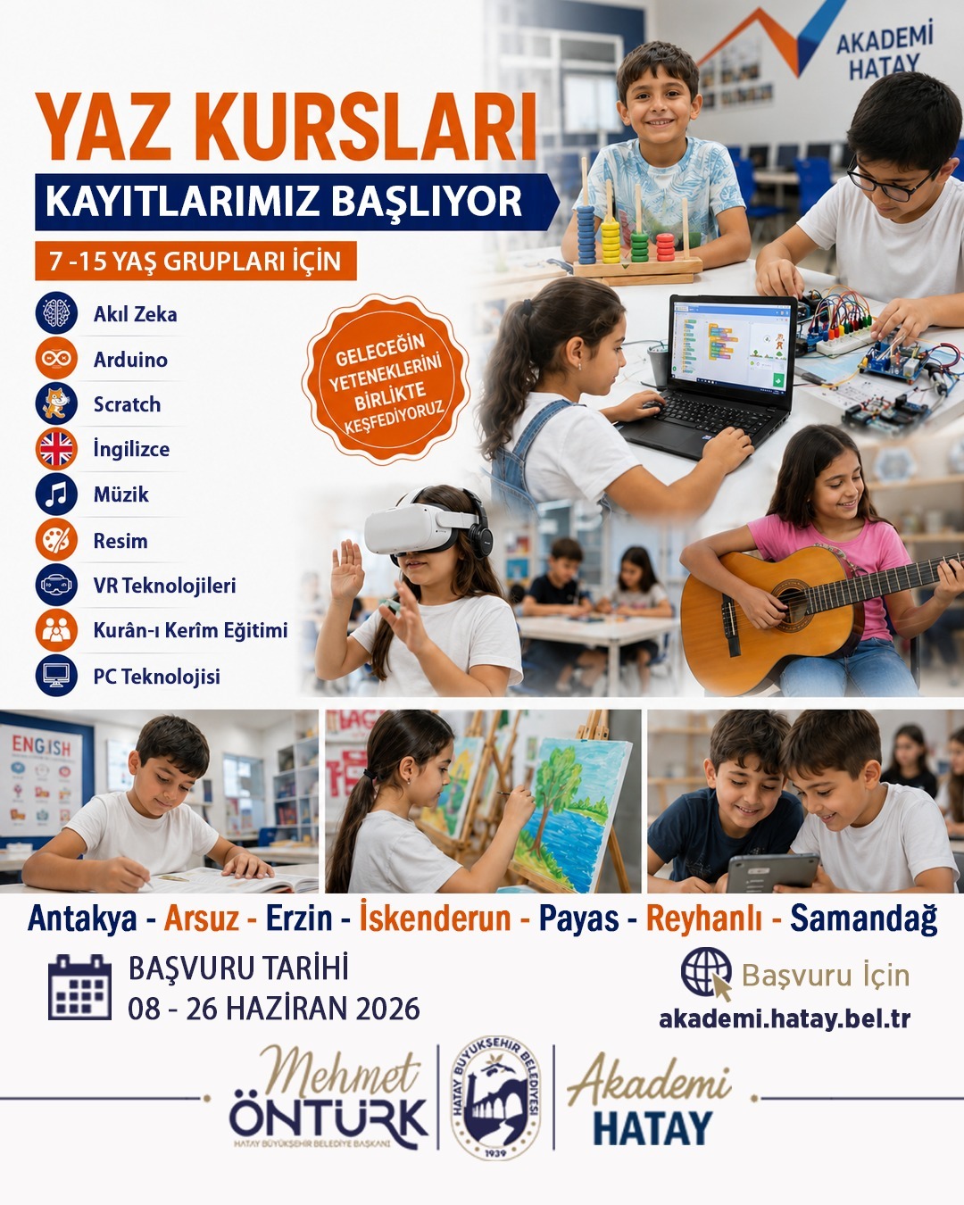 HBB yaz kursları için başvuru başladı.