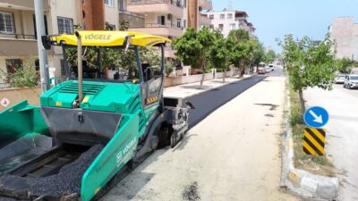 İSKENDERUN BELEDİYESİ, BİR HAFTADA 4 BİN 768 TON SICAK ASFALT SERİMİ GERÇEKLEŞTİRDİ
