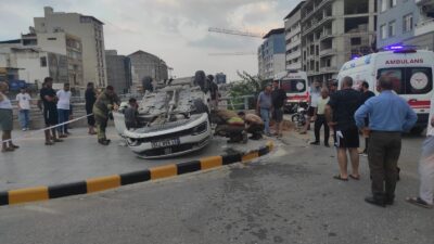 TAKLA ATARAK HURDAYA DÖNEN FİAT 2 KİŞİYE MEZAR OLDU