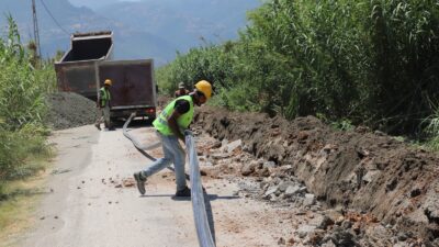 TEKEBAŞI İÇME SUYU PROJESİNİN YÜZDE 86’SINI TAMAMLANDI