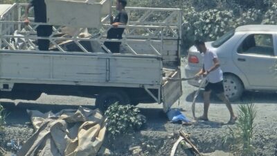 DEREYE KAMYON DOLUSU ATIK MALZEME DÖKTÜLER: DOĞA KATLİAMI KAMERAYA YANSIDI