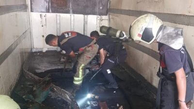 DÖRTYOL’DA İŞ YERİNDE ÇIKAN YANGIN KONTROL ALTINA ALINDI
