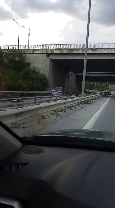 Ters Şeritte Tehlikeli Yolculuk Yaptı