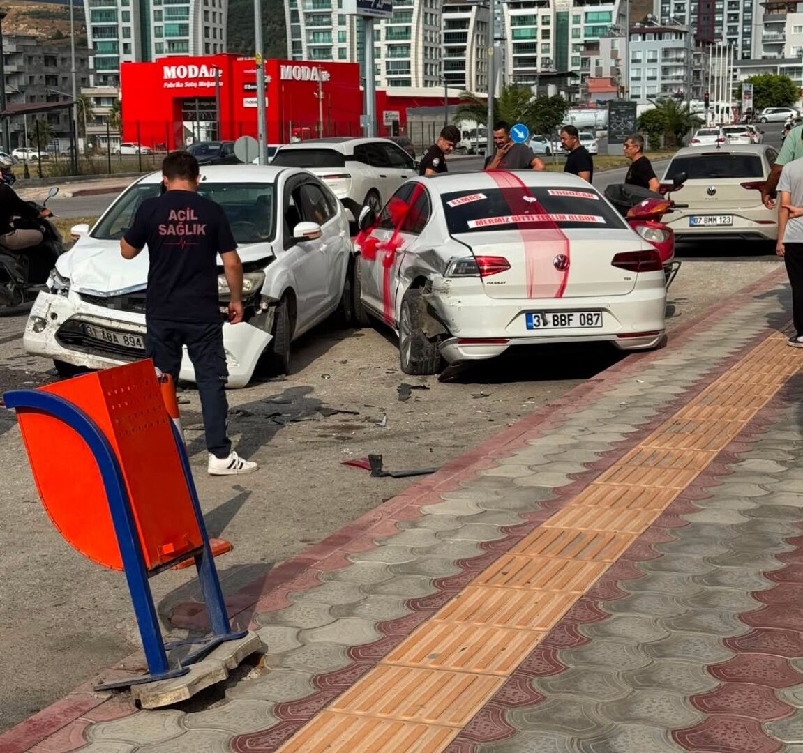 İskenderun’da Kaza Yaşandı
