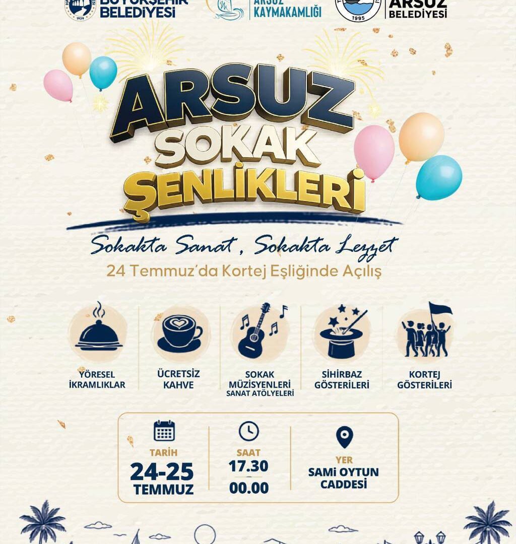 Arsuz’da Sokak Şenlikleri Düzenlenecek