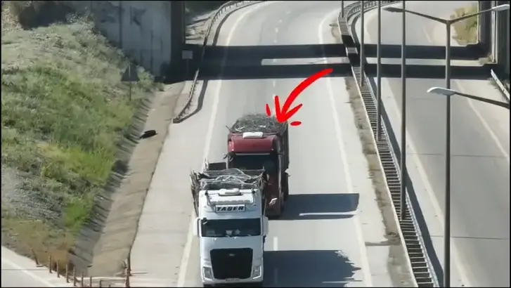  TIR sürücüsüne dron denetimde ceza