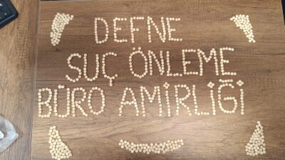 DEFNE’DE 840 ADET UYUŞTURUCU HAP ELE GEÇİRİLDİ