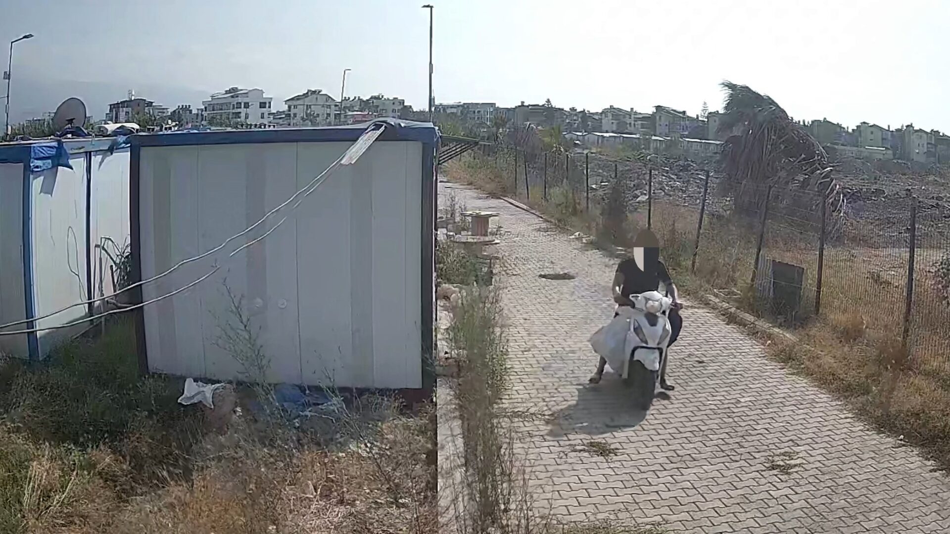 Konteyner soyan hırsızla yakalandı