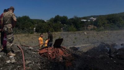ERZİN’DE ÇÖPLÜK ALANINDA ÇIKAN YANGIN KONTROL ALTINA ALINDI