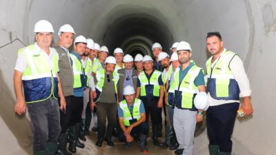 DEFNELİ MUHTARLARDAN, TÜRKİYE’NİN EN BÜYÜK ATIK SU TÜNELİNE TAM NOT.