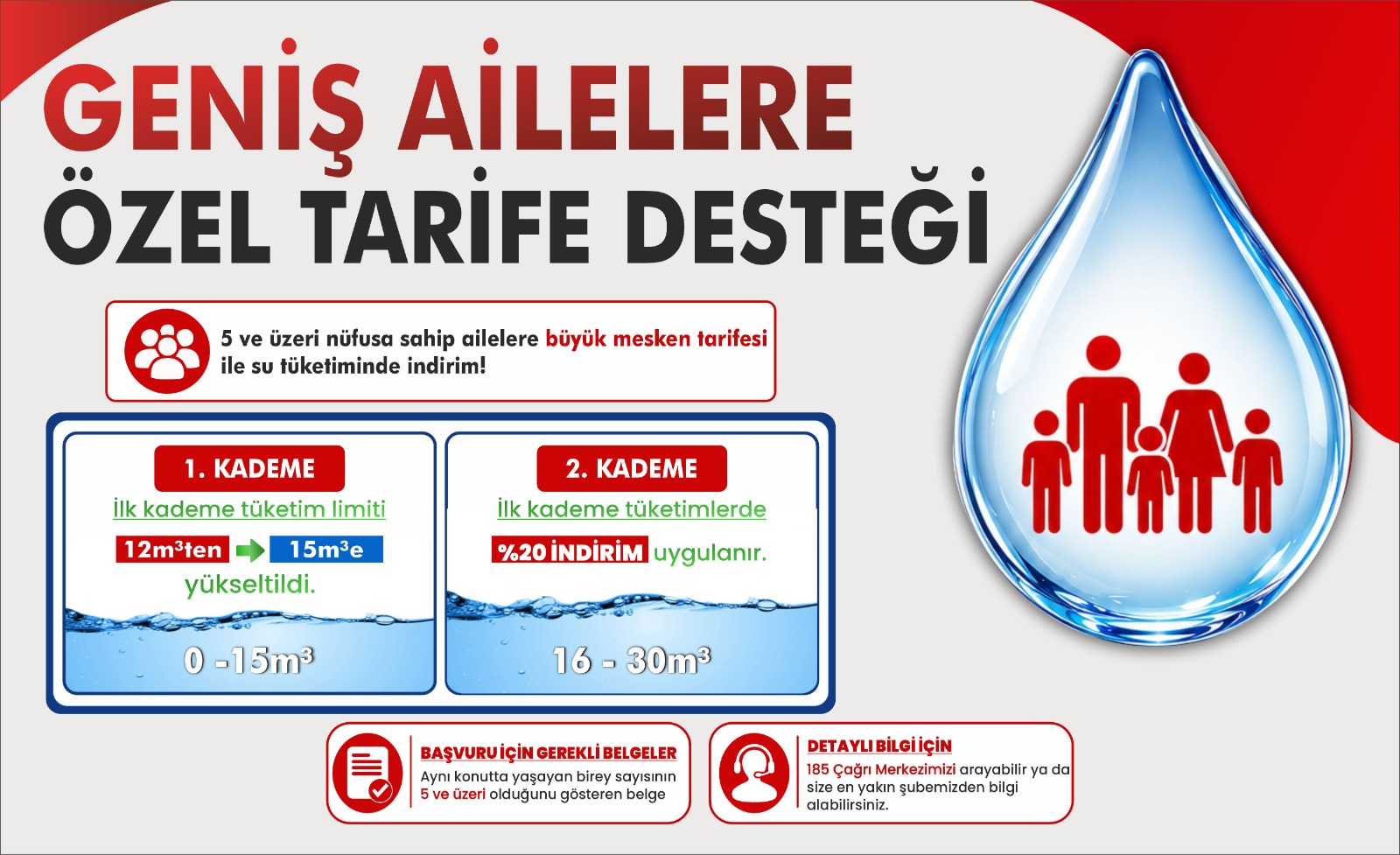 HBB sosyal tarife uygulamasını sürdürüyor.