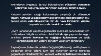 calışkan hava kirliliği