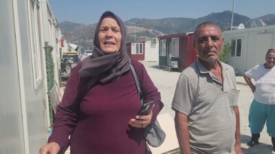 depremzede tehdit