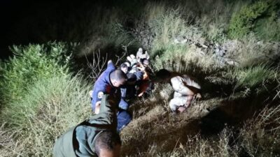 HASSA’DA YAMAÇTAN DÜŞEN VATANDAŞ KURTARILDI