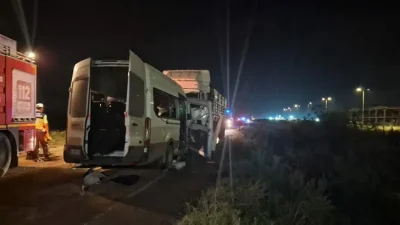 işci servisi kaza