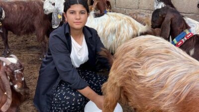 BABASINA DESTEK ÇIKMAK İÇİN KEÇİ BESLEYİP HAYVAN TİCARETİ YAPMAYA BAŞLADI