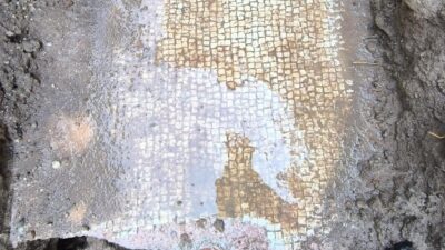 ALT YAPI ÇALIŞMALARI ESNASINDA KEPÇEYLE KAZI YAPILIRKEN MOZAİK BULUNDU MAHALLE SAKİNİ YORGUNDAĞ, “MAHALLEMİZDE DAHA ÖNCE BÖYLE BİR OLAY YAŞANMADI ŞAŞIRDIK AÇIKÇASI”