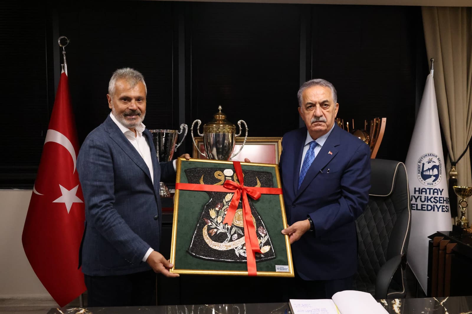 Yazıcı, Başkan Öntürk’ü  ziyaret etti.