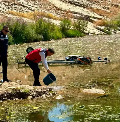 Baraj ve göllere  sazan  bırakıldı.