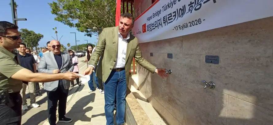 İskenderun’a Kore Dostluk Çeşmesi,