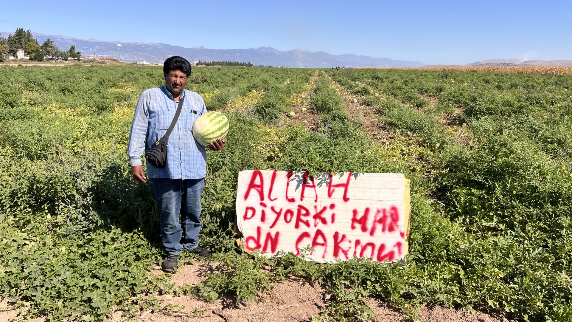 ‘Allah diyor ki haramdan sakının”