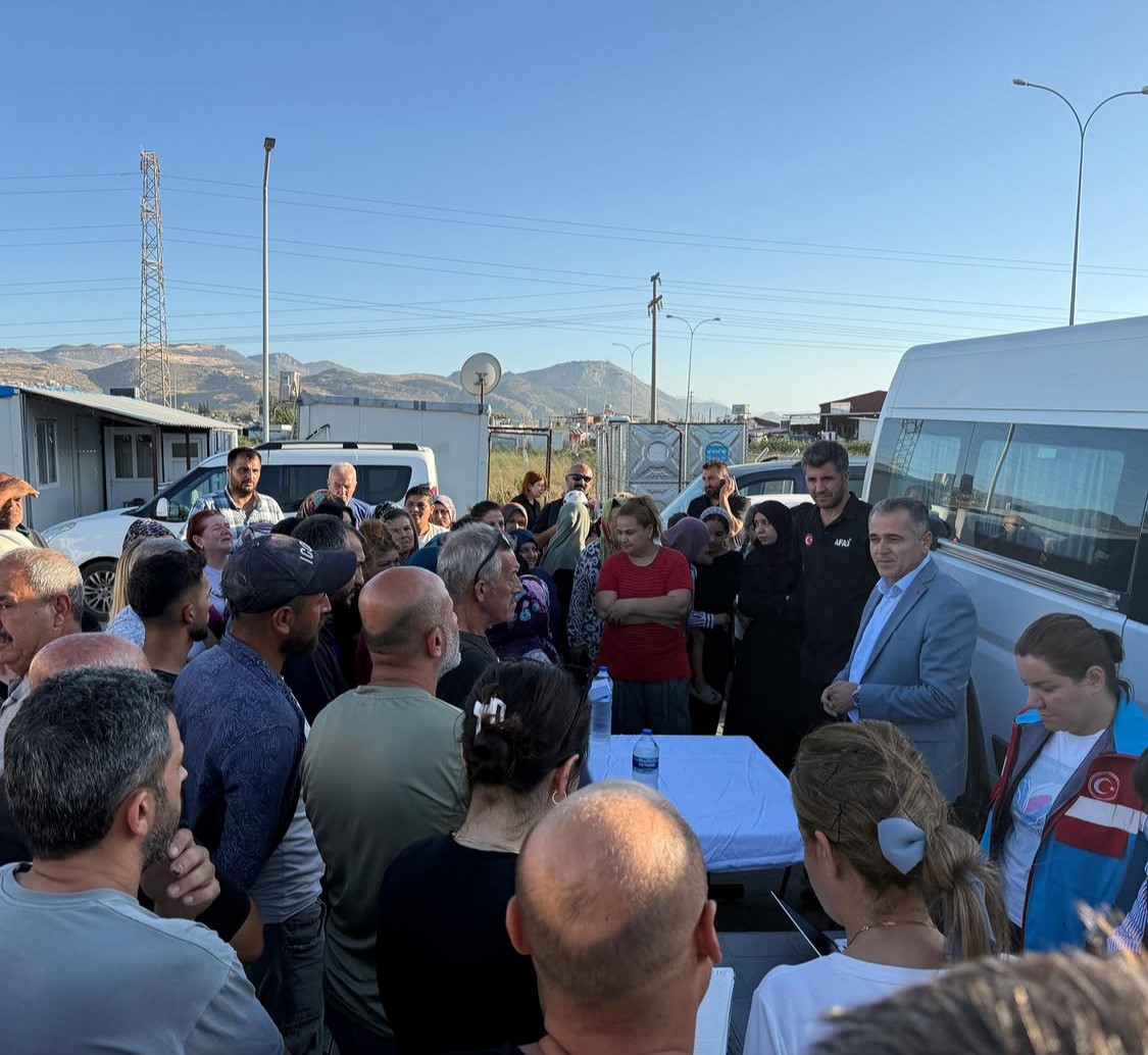 Konteynerlerde tahliye süreci anlatıldı