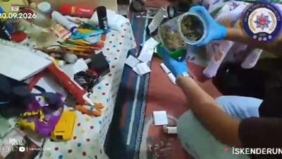 İSKENDERUN’DA UYUŞTURUCU OPERASYONU: 1  TUTUKLAMA