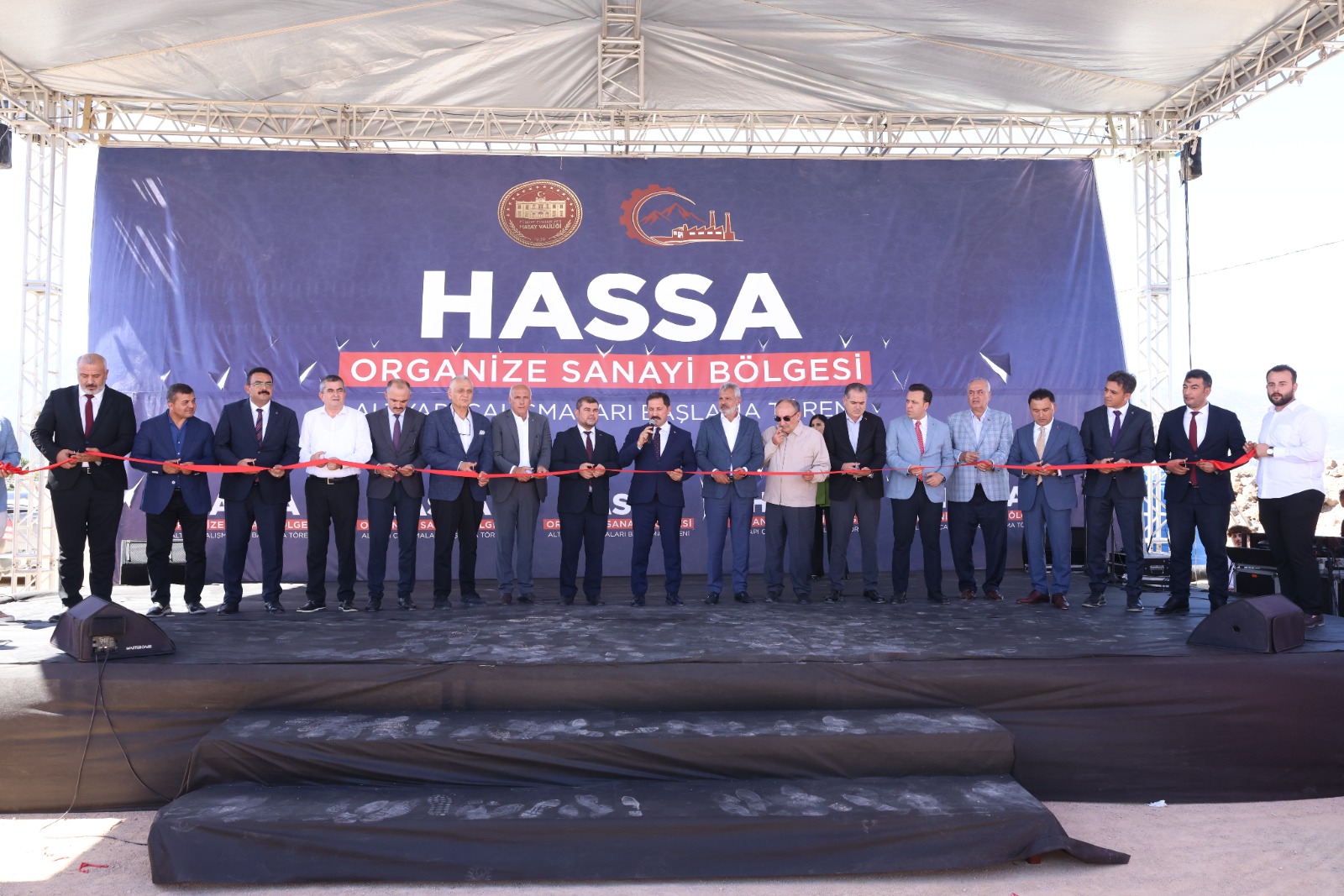 Hassa OSB  altyapı çalışmaları başladı