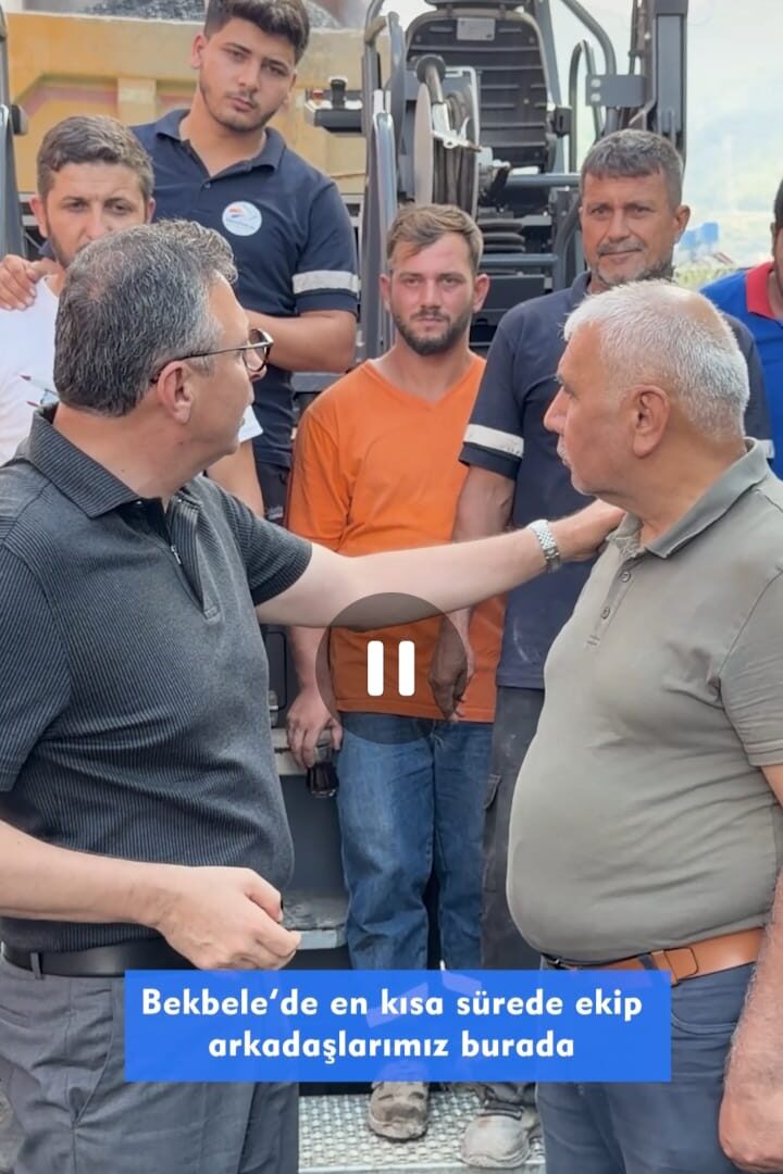 Bekbele Mahallesine sıcak asfalt