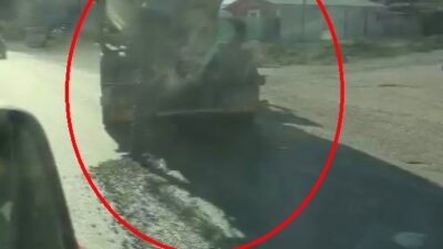 YOLA BETON DÖKEREK İLERLEYEN MİKSERE 191 BİN TL CEZA