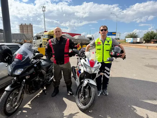 Düzce’den motosikletle umreye gidiyorlar