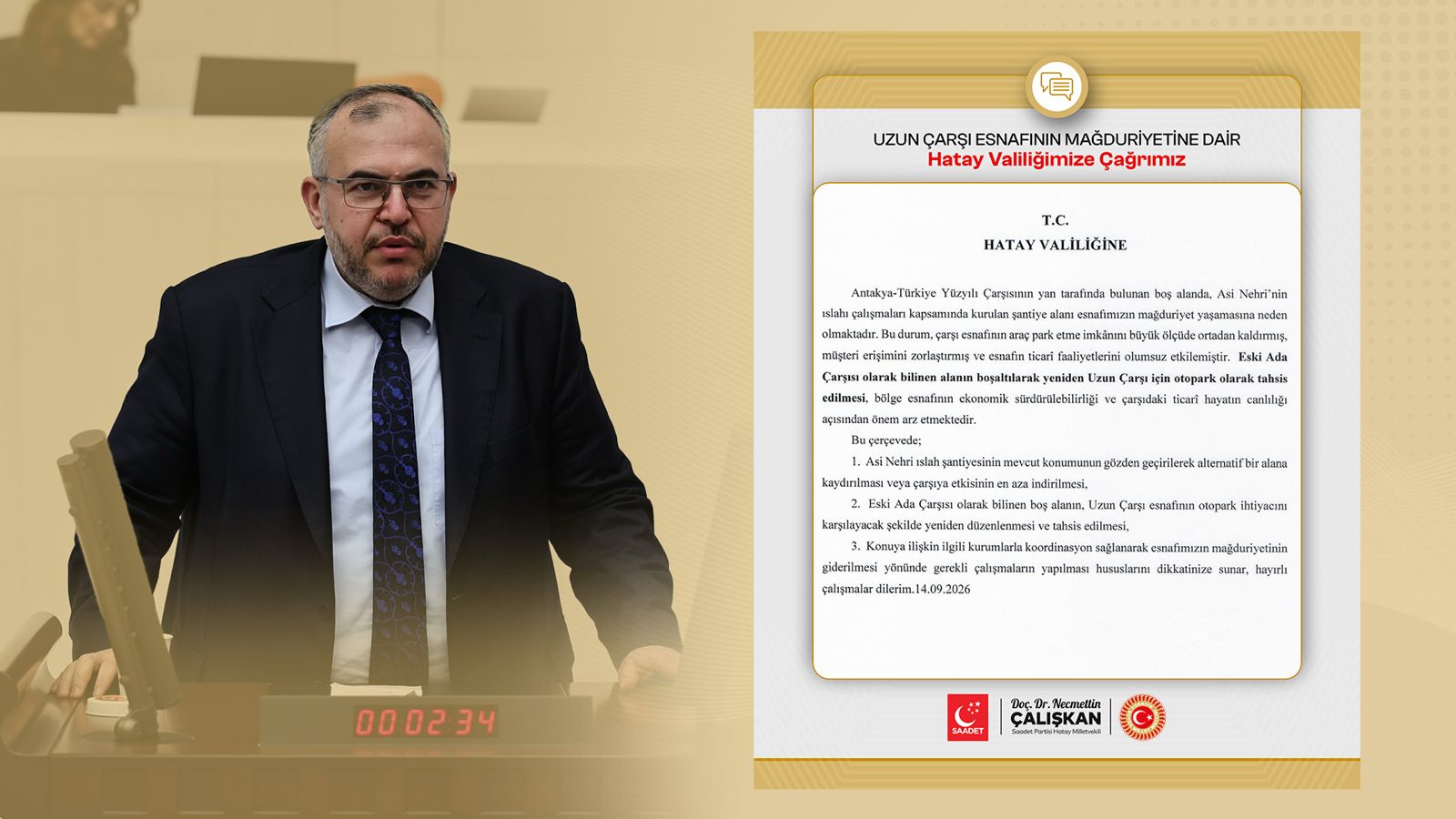Uzun Çarşı esnafının park mağduru