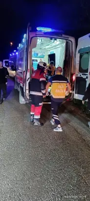 Asi Nehrine düşen araçtakiler kurtarıldı
