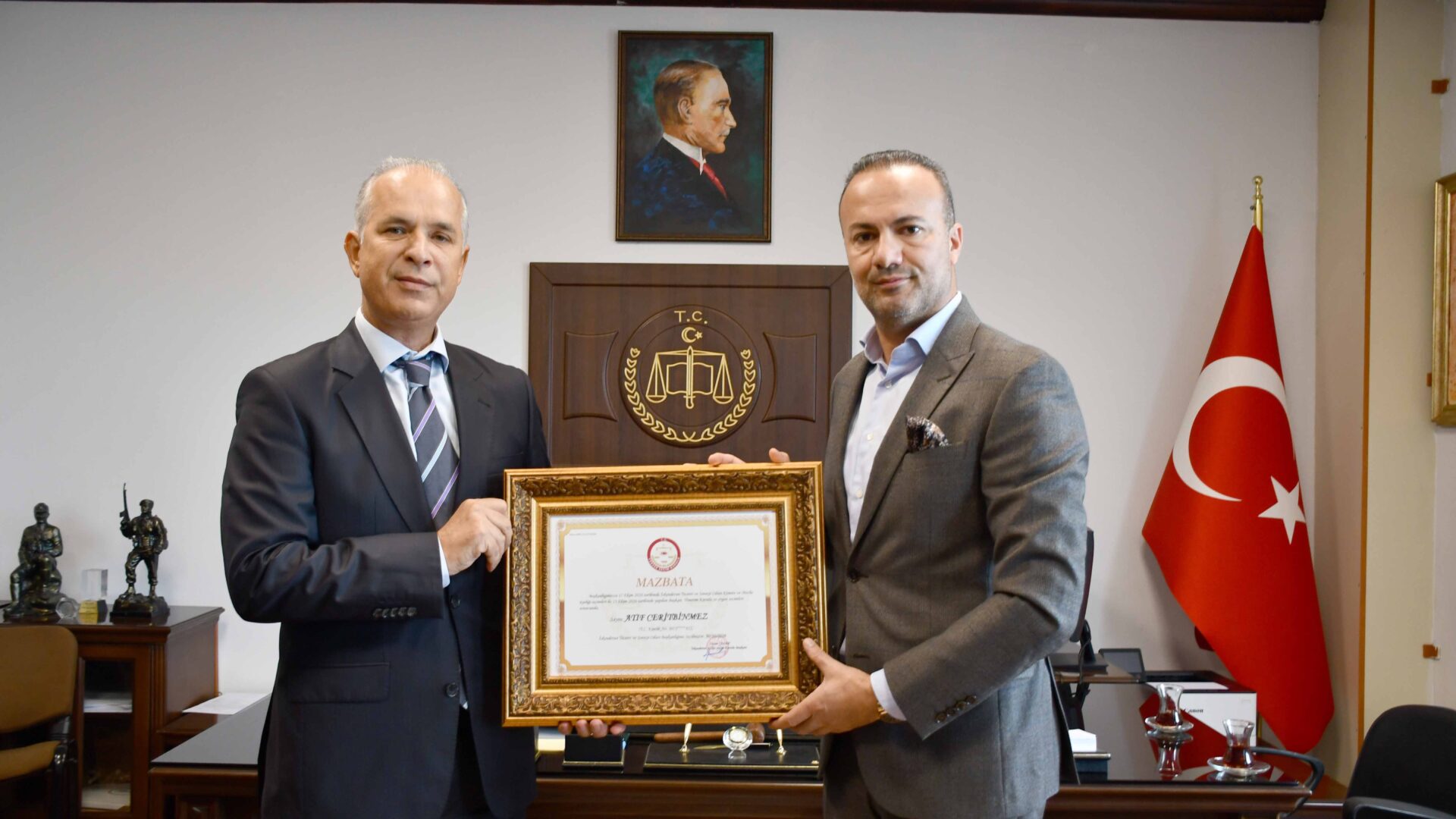 İTSO Başkanı Atıf Ceritbinmez Mazbatasını Aldı