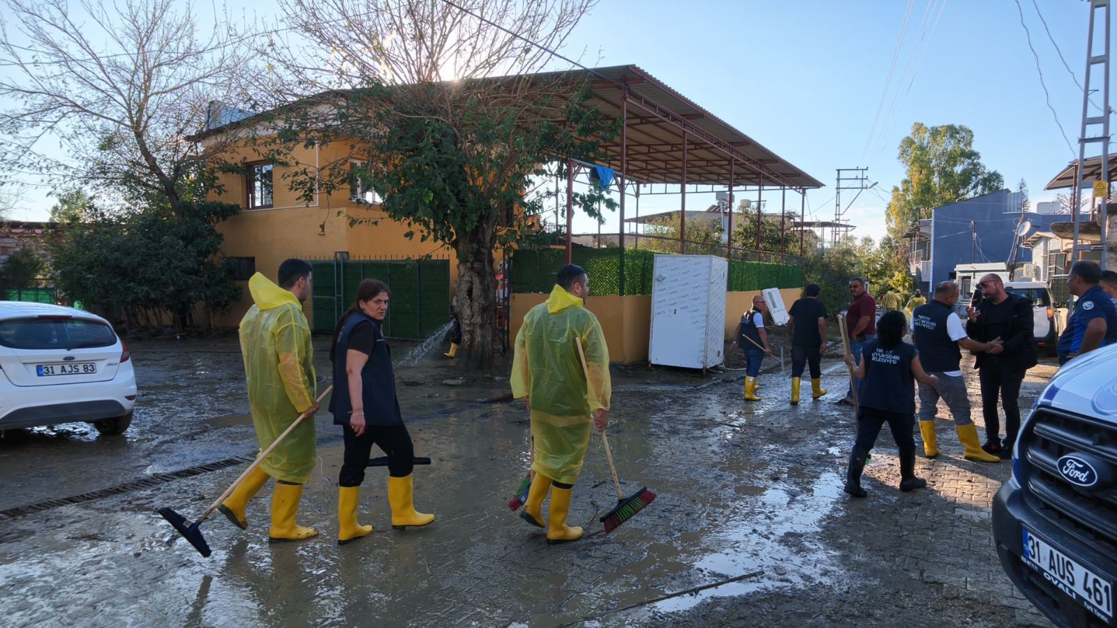 HBB’den  Arsuz’da  sel sonrası temizlik
